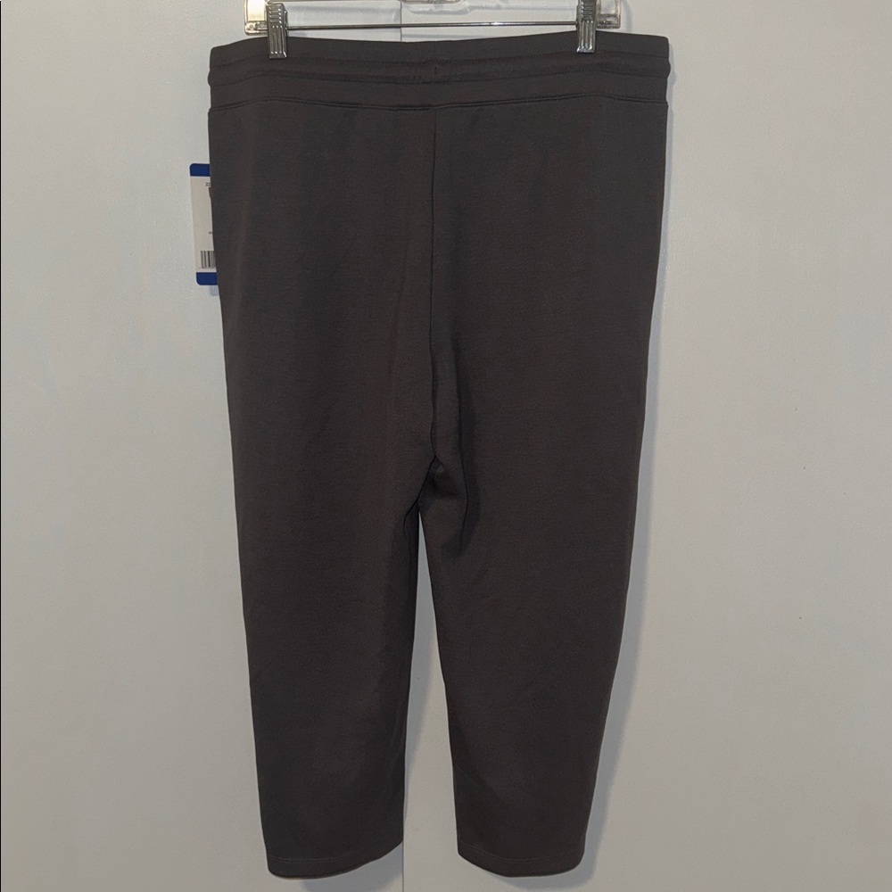 32 Degrees Pull On Soft Knit Capri Pants Pewter Gray Women’s Large L - Picture 7 of 13